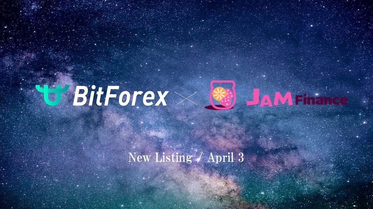 JAM Financeが今春4月3日、大手取引所Bitforexに上場へ。