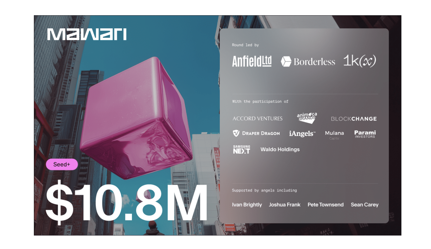 [PR]Mawari、DePINによる空間コンピューティングの拡大に向け1080万ドル(15.6億円)の戦略的資金調達を実施